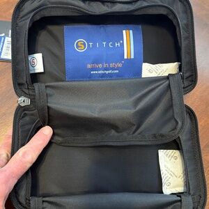 STITCH - Golf Toiletry Dopp Bag - Black - NEW